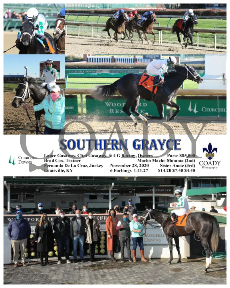 Southern Grayce - 11-28-20 R05 Cd Churchill Downs