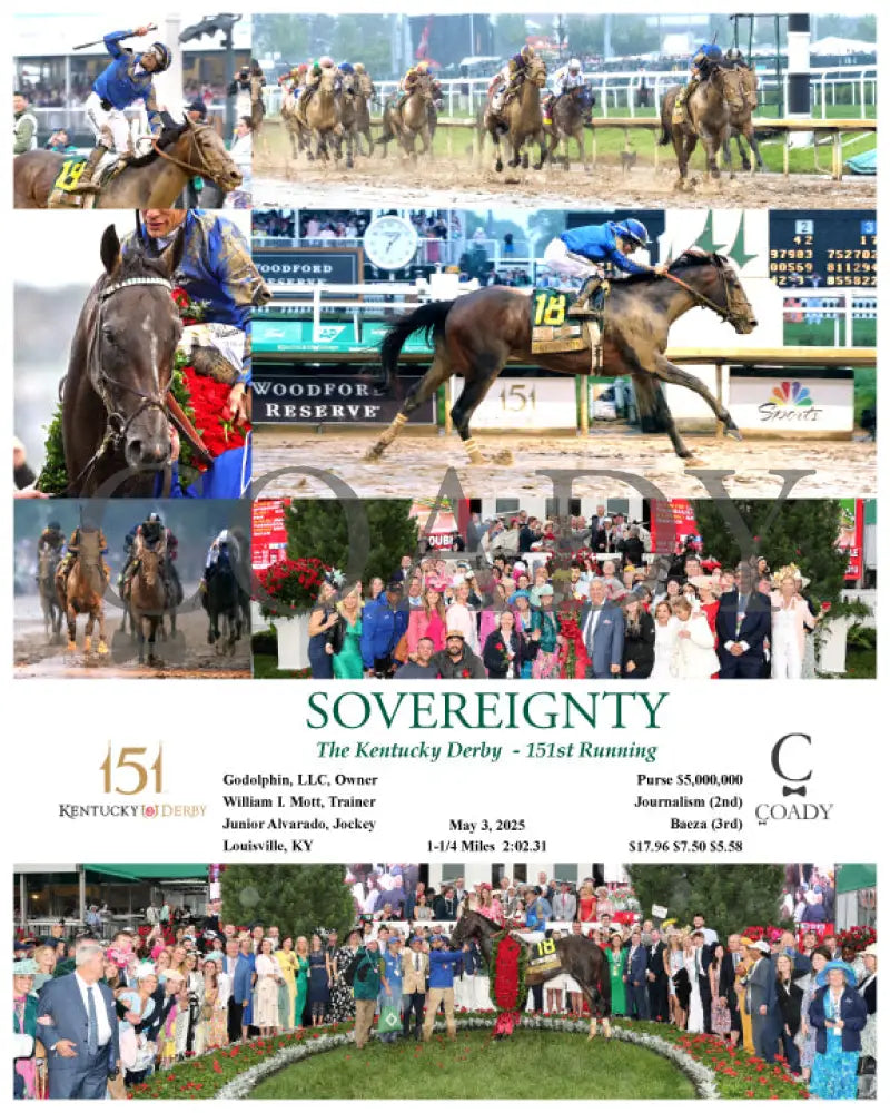 SOVEREIGNTY - The Kentucky Derby - 151st Running - 05-03-25 - R12 - CD Churchill Downs