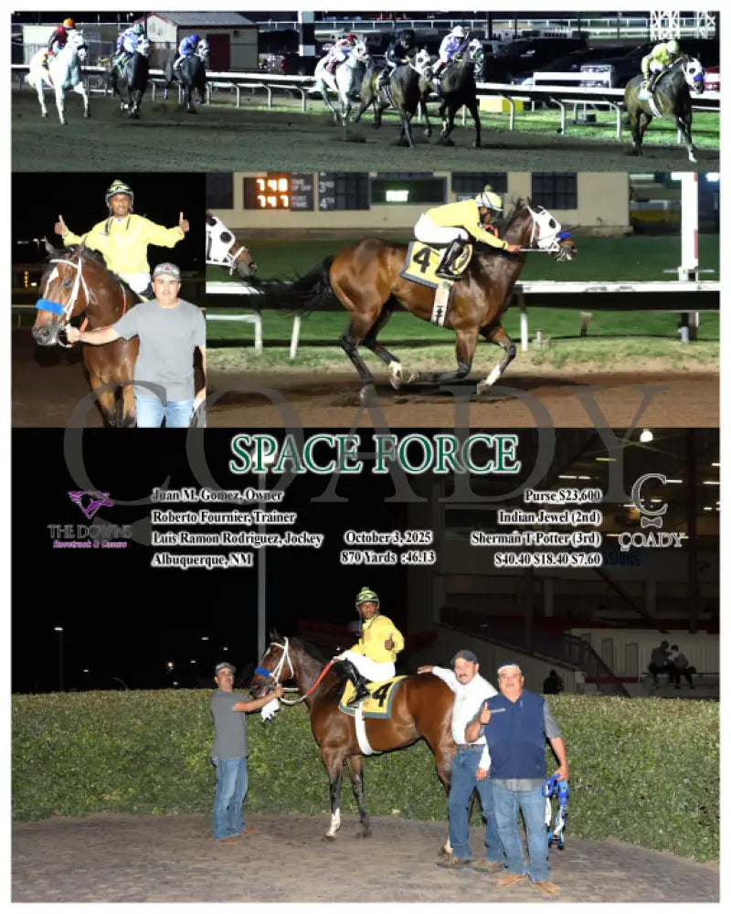 SPACE FORCE - 10-03-25 - R05 - ALB Downs at Albuquerque