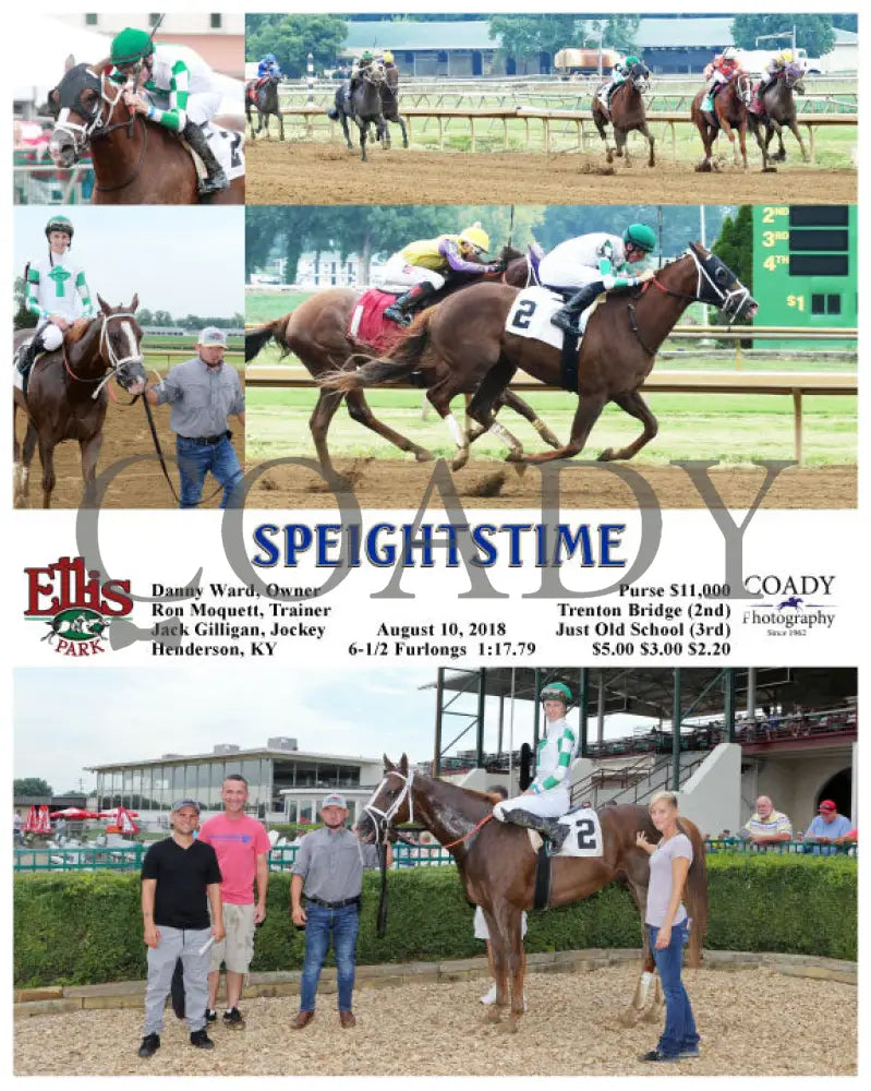 Speightstime - 081018 Race 01 Elp Ellis Park