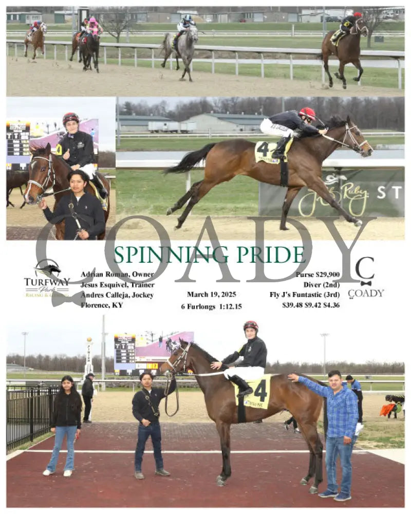 SPINNING PRIDE - 03-19-25 - R02 - TP Turfway Park