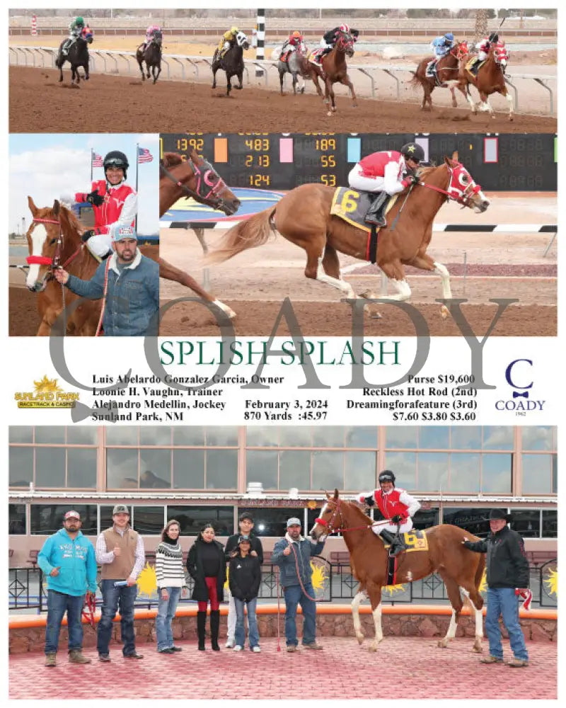 Splish Splash - 02-03-24 R01 Sun Sunland Park