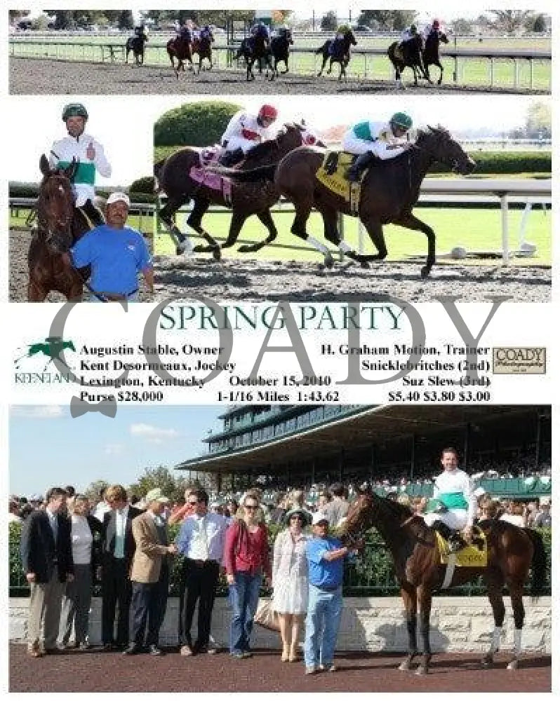 Spring Party - 10/15/2010 Keeneland