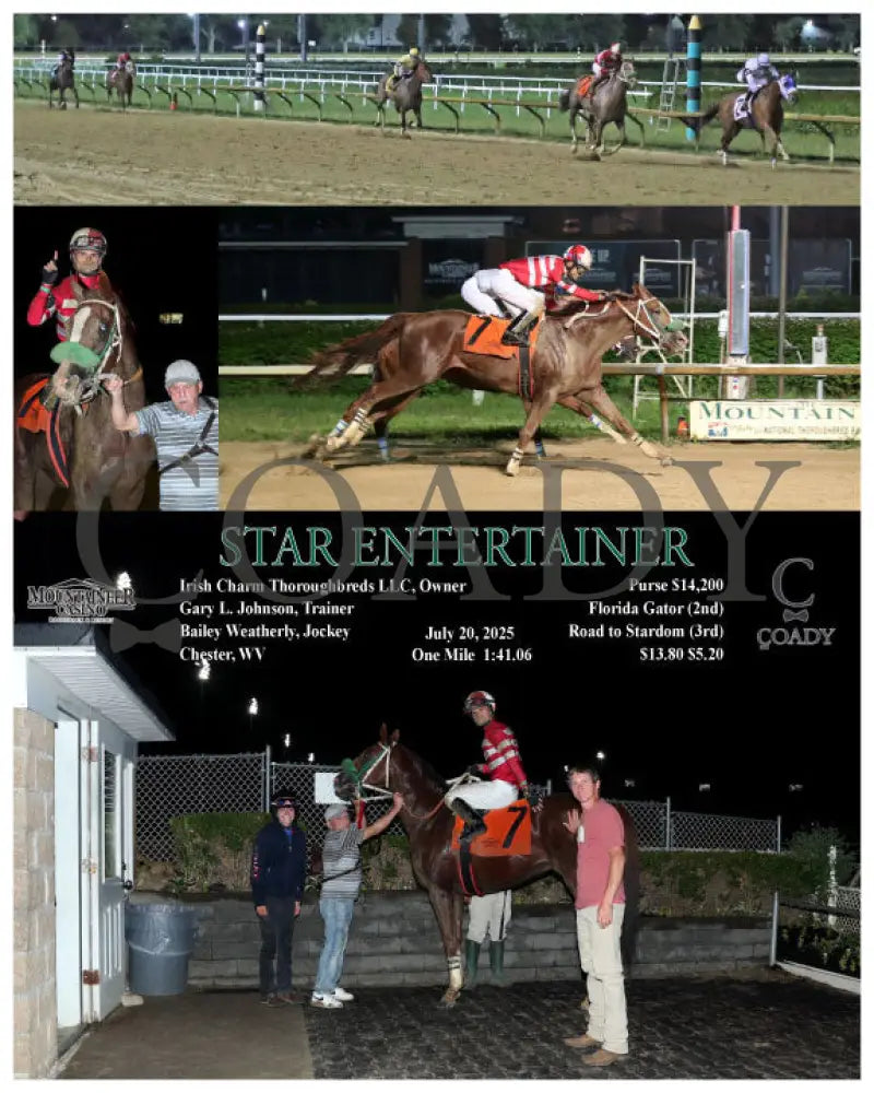 STAR ENTERTAINER - 07-20-25 - R07 - MNR Mountaineer Park