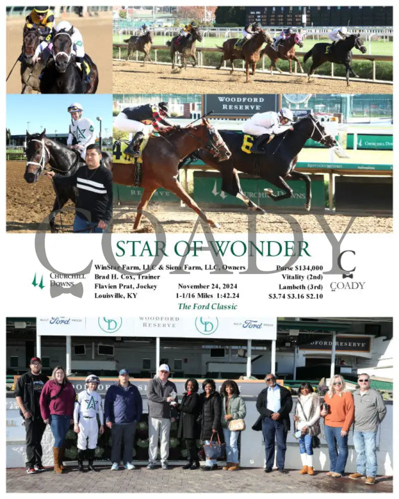 Star Of Wonder - 112424 Race 04 Cd Group Churchill Downs