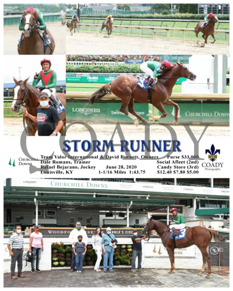 Storm Runner - 06-28-20 R03 Cd Churchill Downs