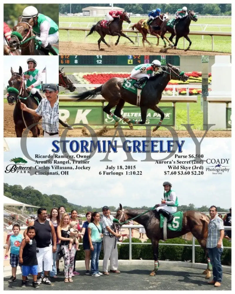 Stormin Greeley - 071815 Race 03 Btp Belterra Park