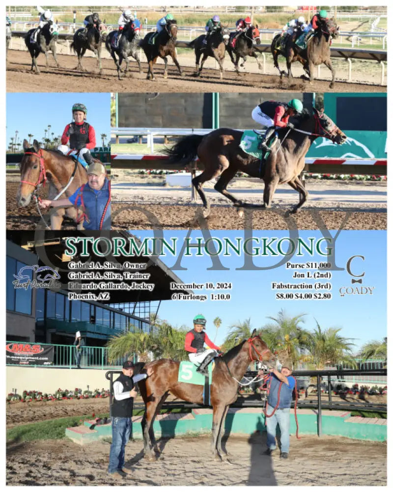 Stormin Hongkong - 12-10-24 R09 Tup Turf Paradise