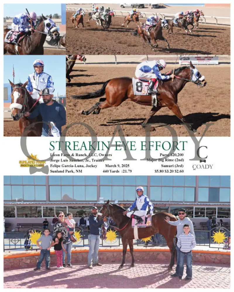 STREAKIN EYE EFFORT - 03-09-25 - R09 - SUN Sunland Park