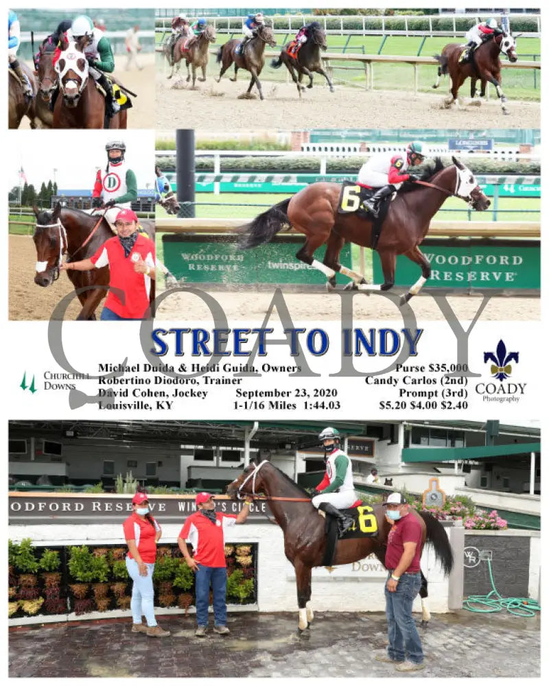 Street To Indy - 09-23-20 R03 Cd Churchill Downs