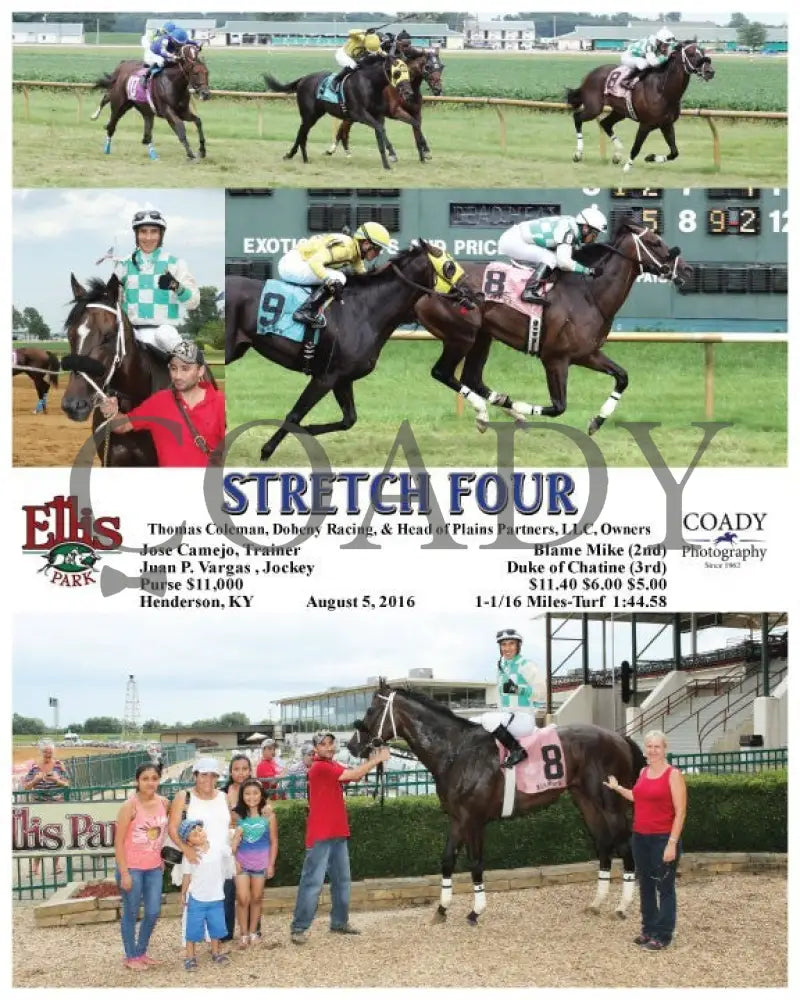 Stretch Four - 080516 Race 08 Elp Ellis Park