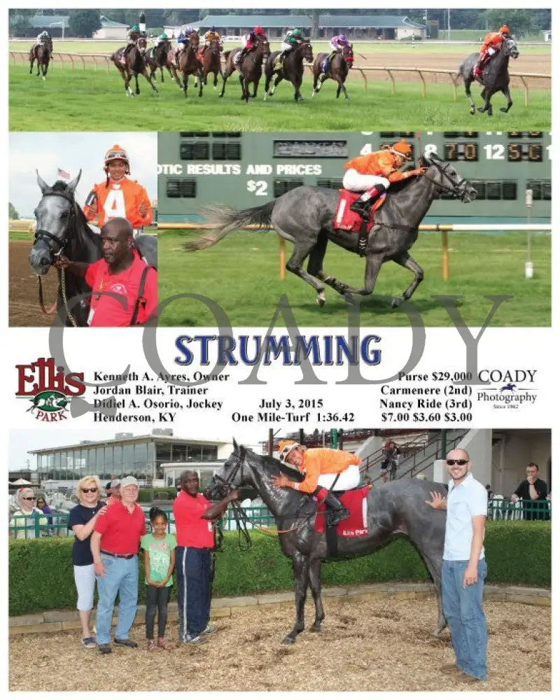 Strumming - 070315 Race 08 Elp Ellis Park