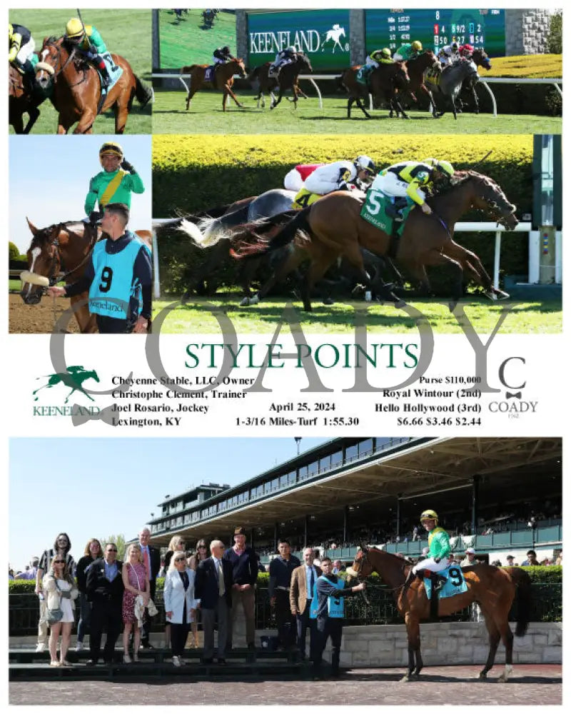 Style Points - 04-25-24 R08 Kee Keeneland