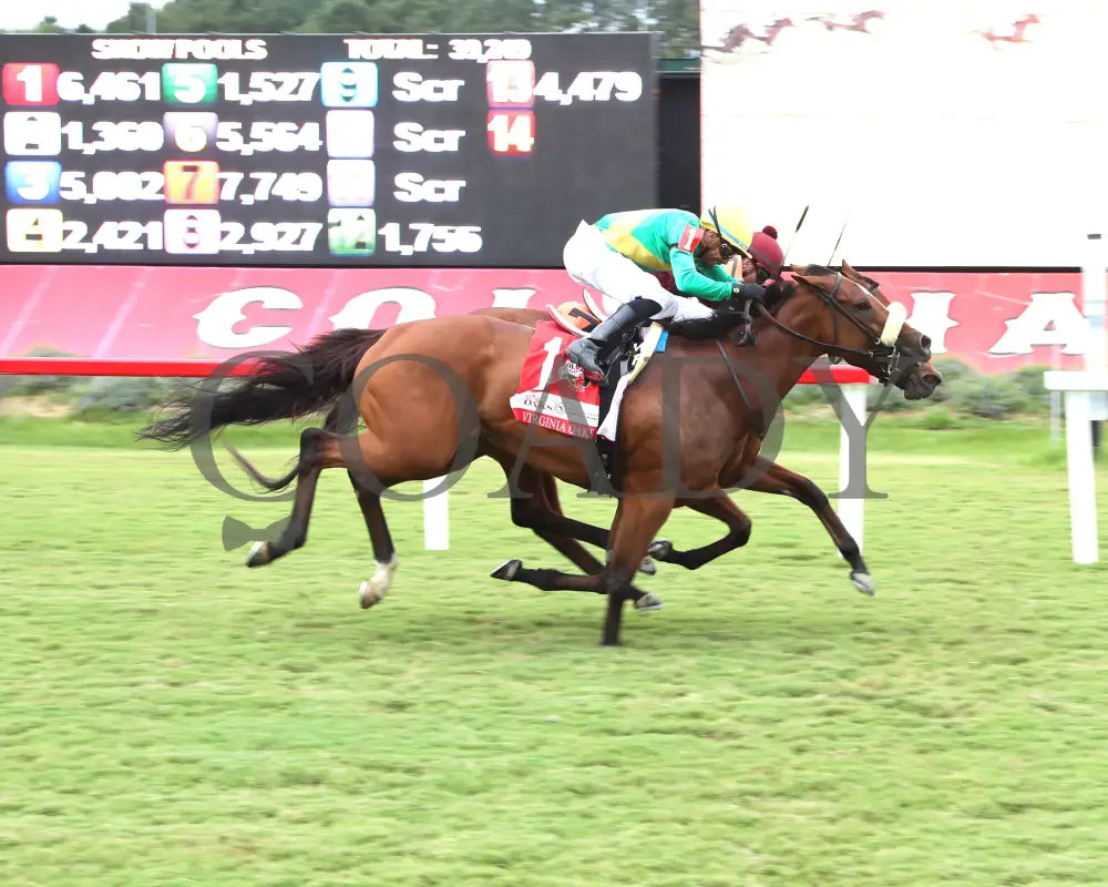 Style Points - Deep Satin 090724 Race 09 Cnl The Woodford Reserve Virginia Oaks Finish 01 Colonial
