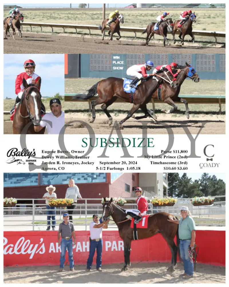 Subsidize - 09-20-24 R06 Arp Arapahoe Park