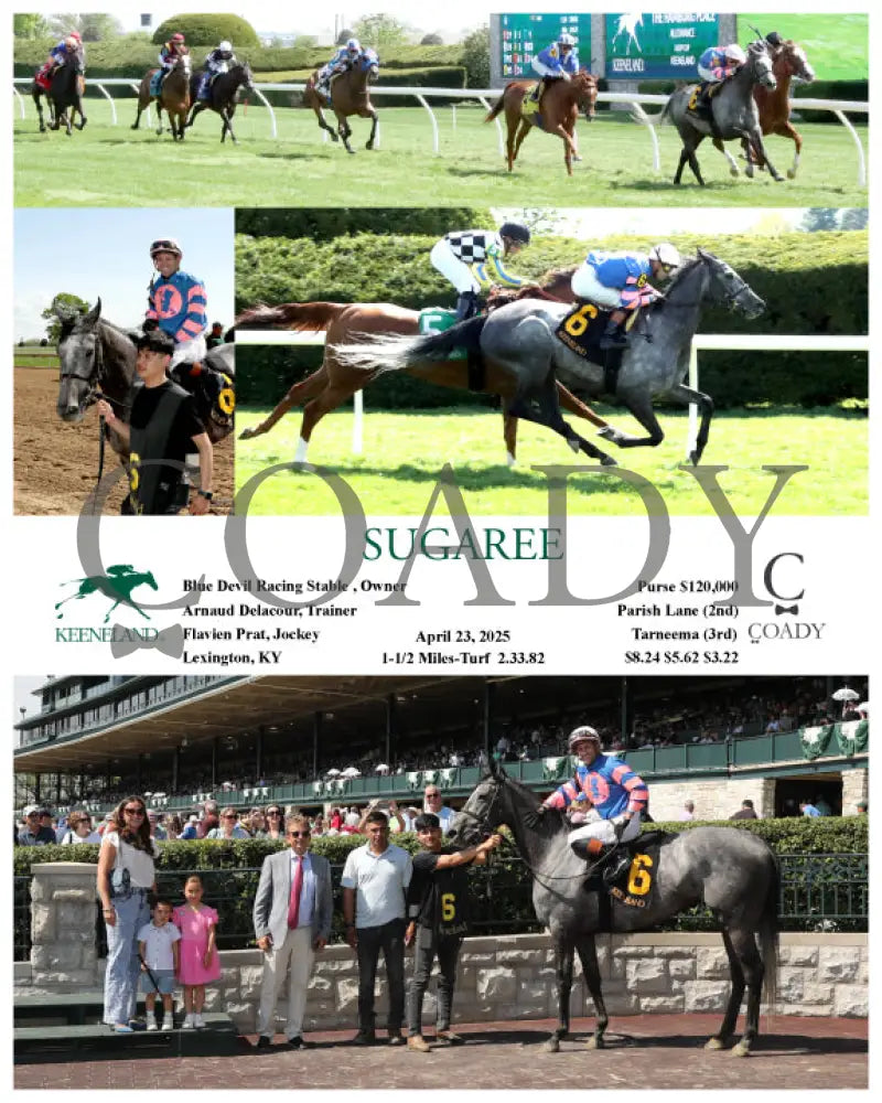 SUGAREE - 04-23-25 - R06 - KEE Keeneland