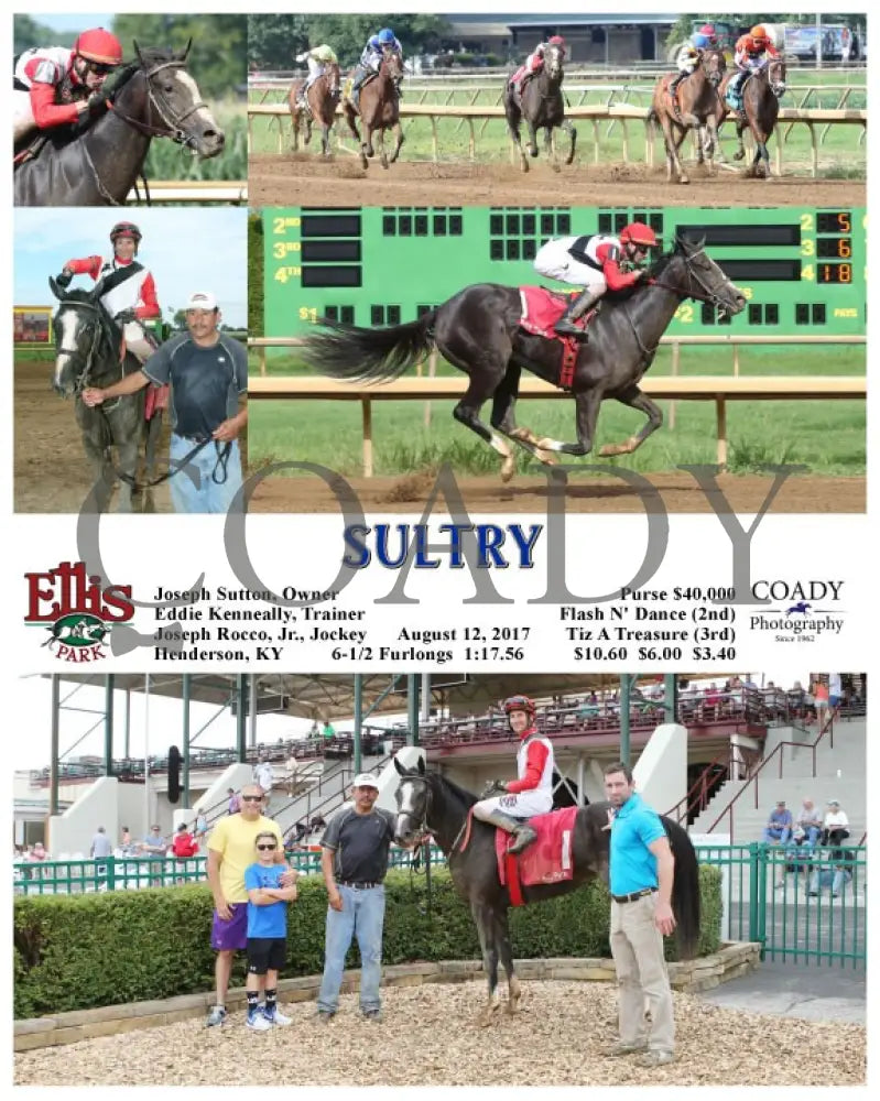Sultry - 081217 Race 08 Elp Ellis Park