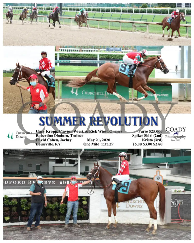 Summer Revolution - 05-21-20 R04 Cd Churchill Downs