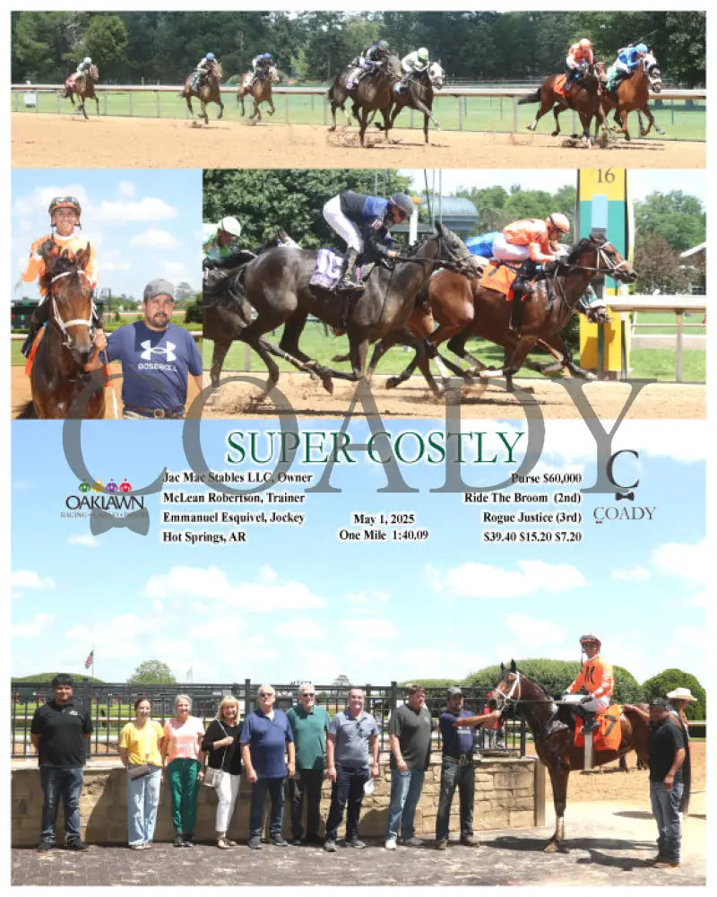 SUPER COSTLY - 05-01-25 - R04 - OP Oaklawn Park
