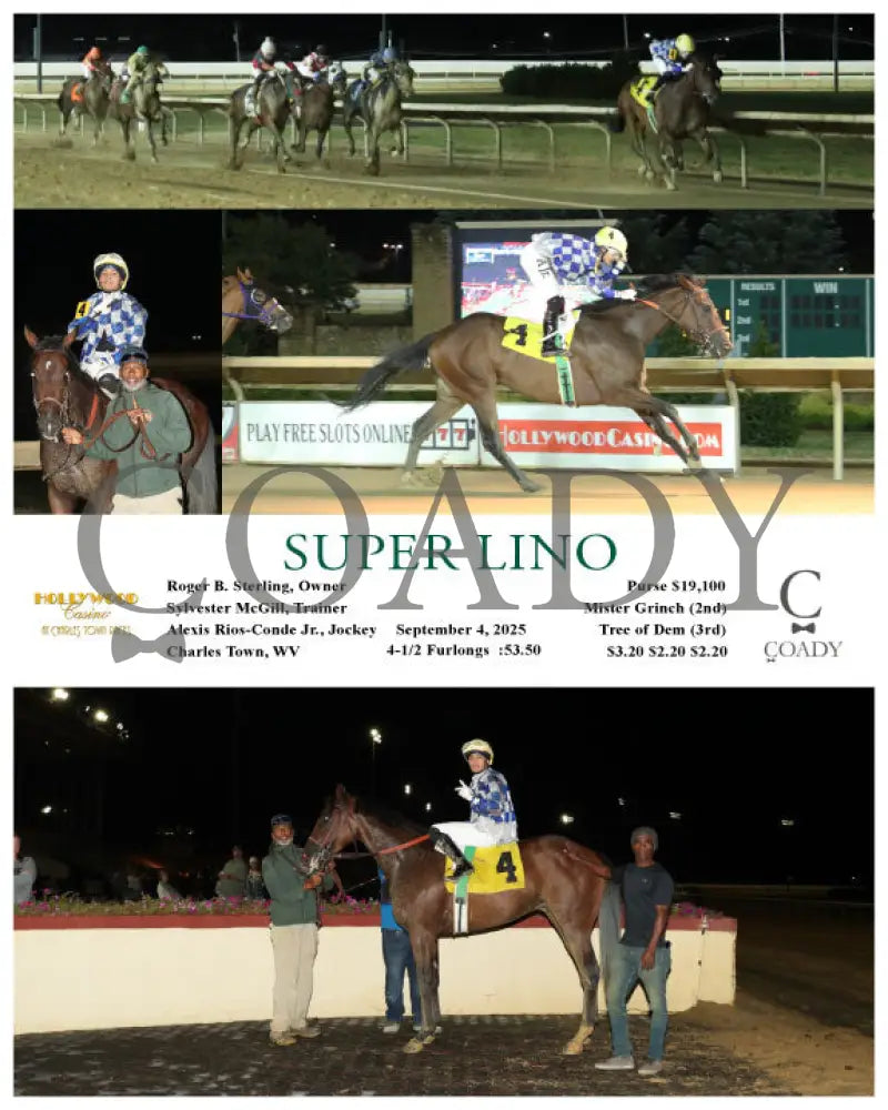 SUPER LINO - 09-04-25 - R05 - CT Hollywood Casino at Charles Town Races