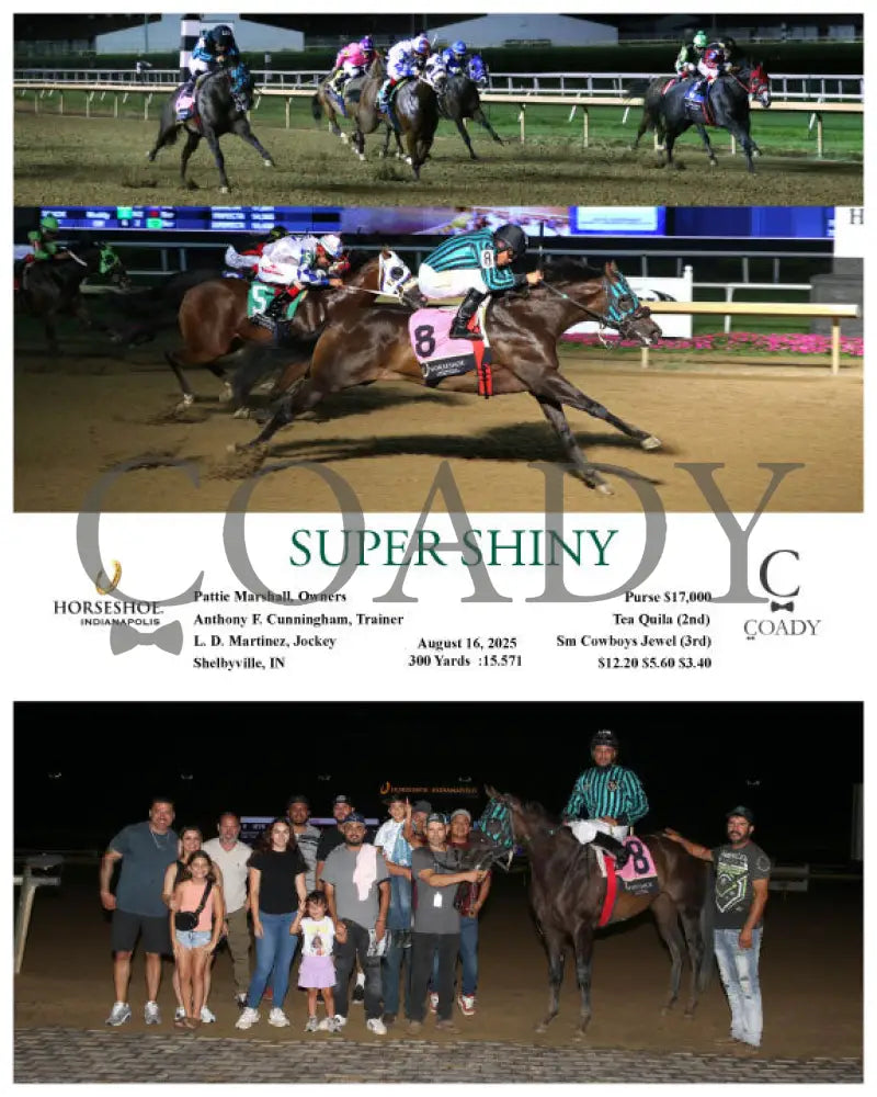 SUPER SHINY - 08-16-25 - R09 - IND Indiana Grand