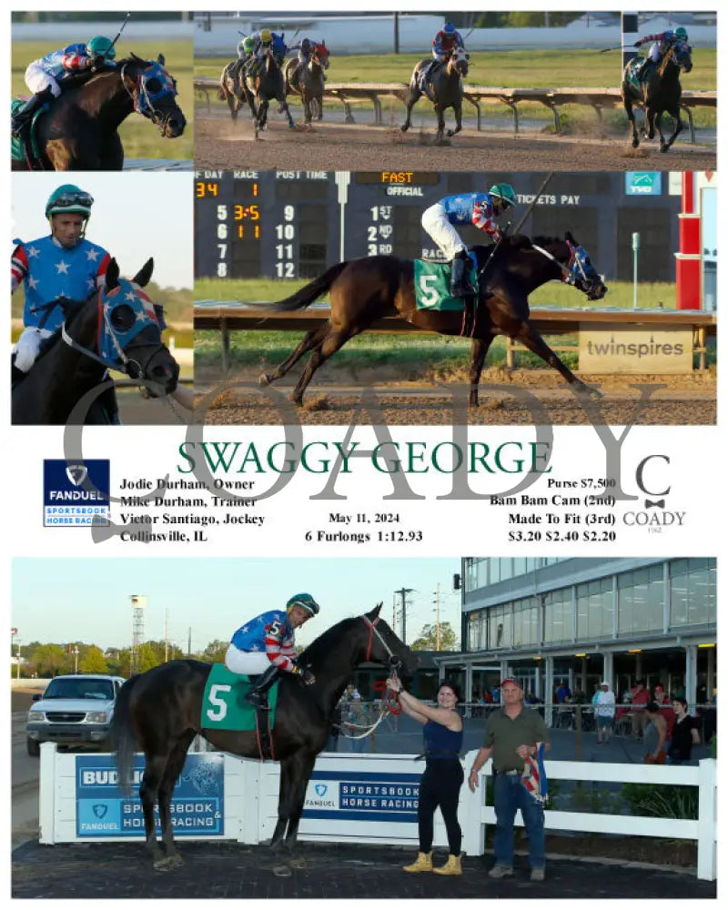 Swaggy George - 05-11-24 R01 Fan Fanduel Sportsbook Horse Racing