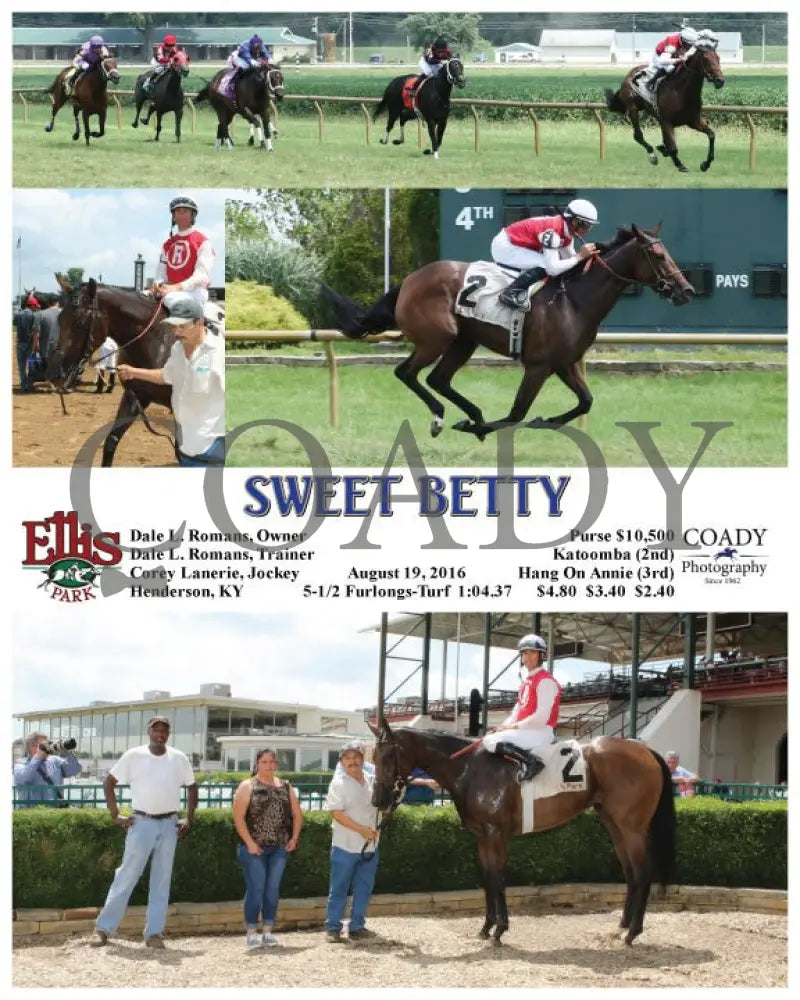 Sweet Betty - 081916 Race 01 Elp Ellis Park