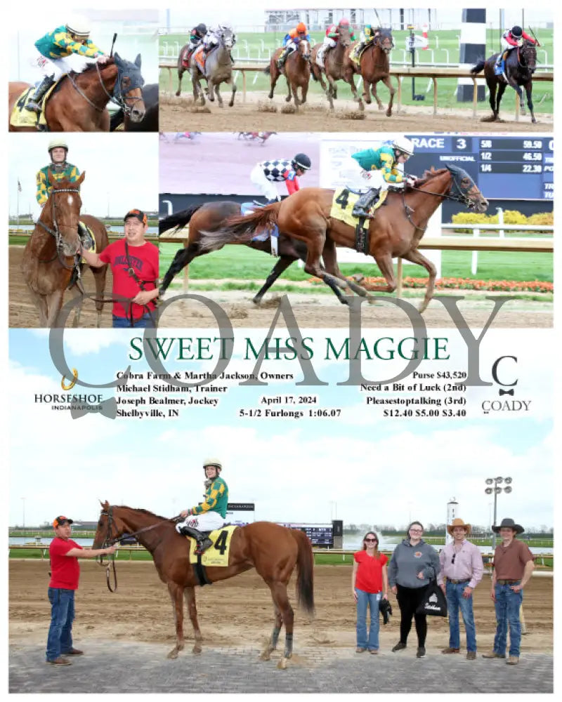 Sweet Miss Maggie - 04 - 17 - 24 R03 Ind Indiana Grand
