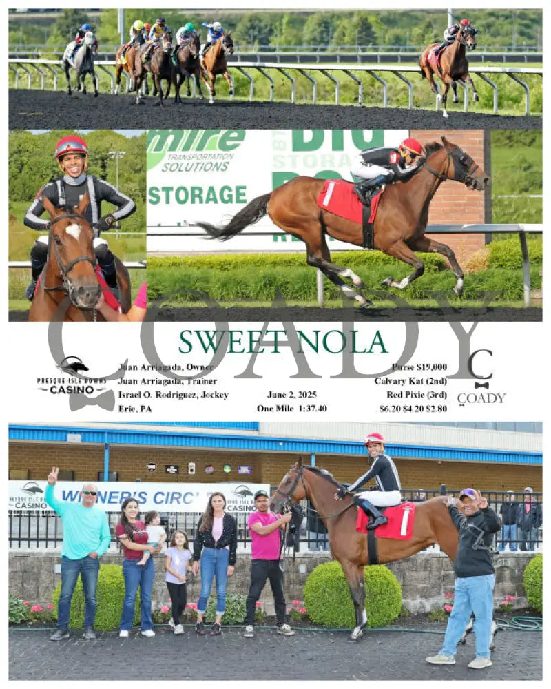 SWEET NOLA - 06-02-25 - R06 - PID Presque Isle Downs
