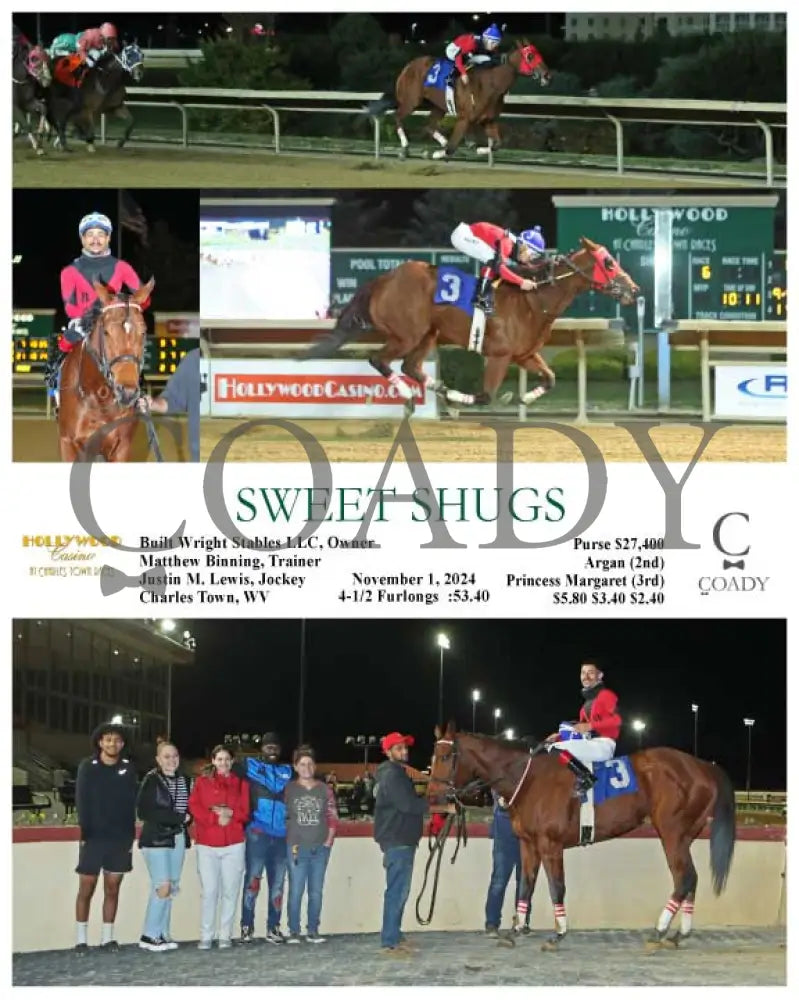 Sweet Shugs - 11-01-24 R06 Ct Hollywood Casino At Charles Town Races