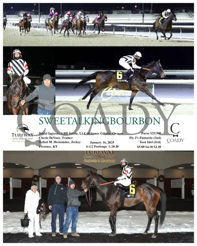 Sweetalkingbourbon - 011625 Race 08 Tp Turfway Park
