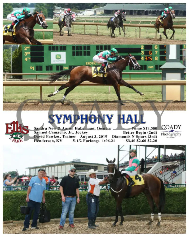 Symphony Hall - 08-03-19 R03 Elp Ellis Park