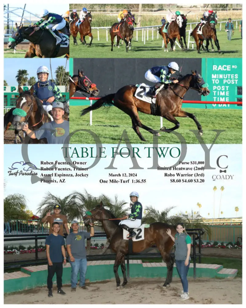 Table For Two - 03 - 12 - 24 R09 Tup Turf Paradise
