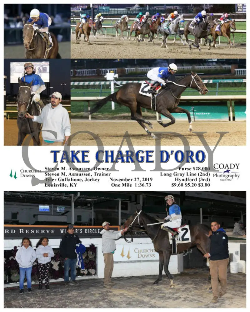 Take Charge D’oro - 11-27-19 R10 Cd Churchill Downs