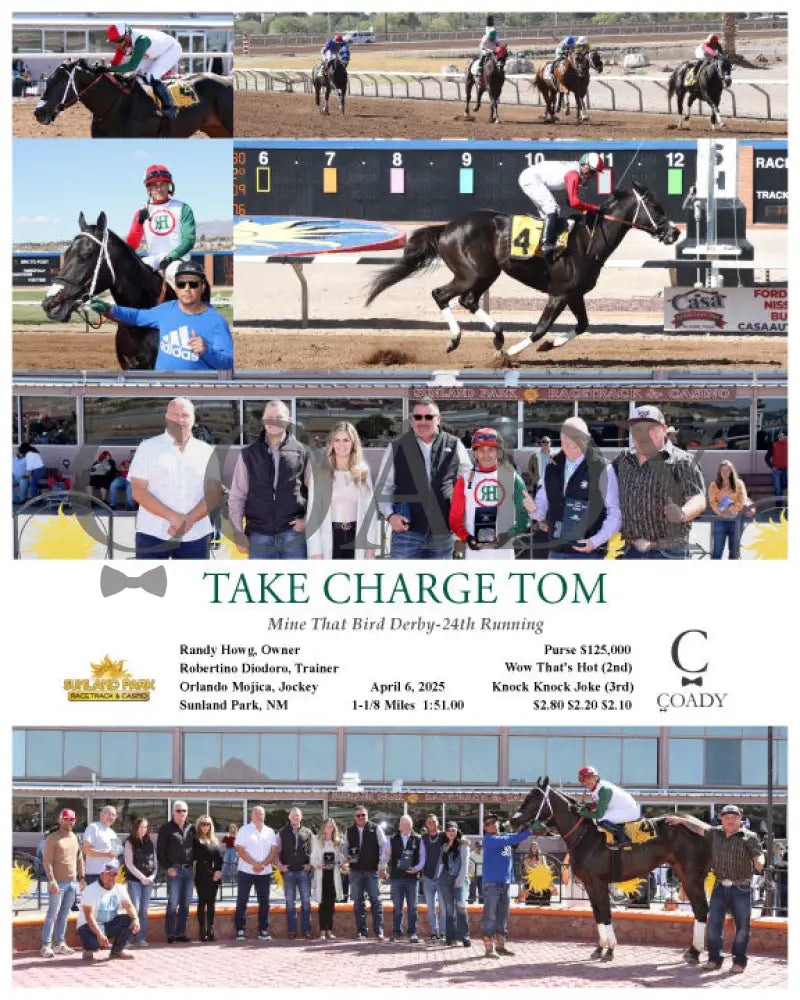 TAKE CHARGE TOM - Mine That Bird Derby-24th Running - 04-06-25 - R09 - SUN Sunland Park