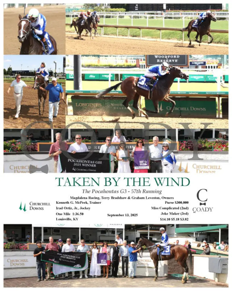 TAKEN BY THE WIND - The Pocahontas G3 - 57th Running - 09-13-25 - R06 - CD - Coady Media - Kurtis Coady Photography