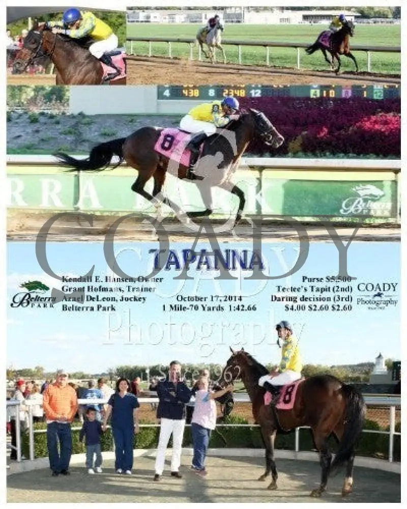 Tapanna - 101714 Race 08 Btp Belterra Park