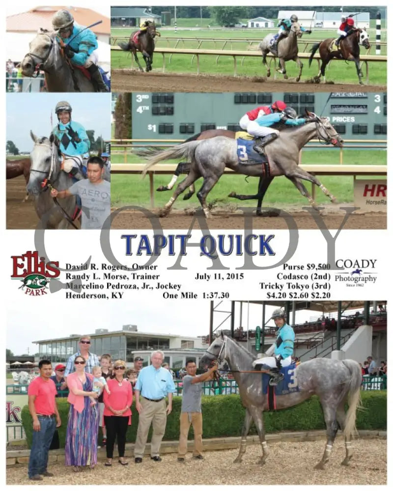 Tapit Quick - 071115 Race 06 Elp Ellis Park