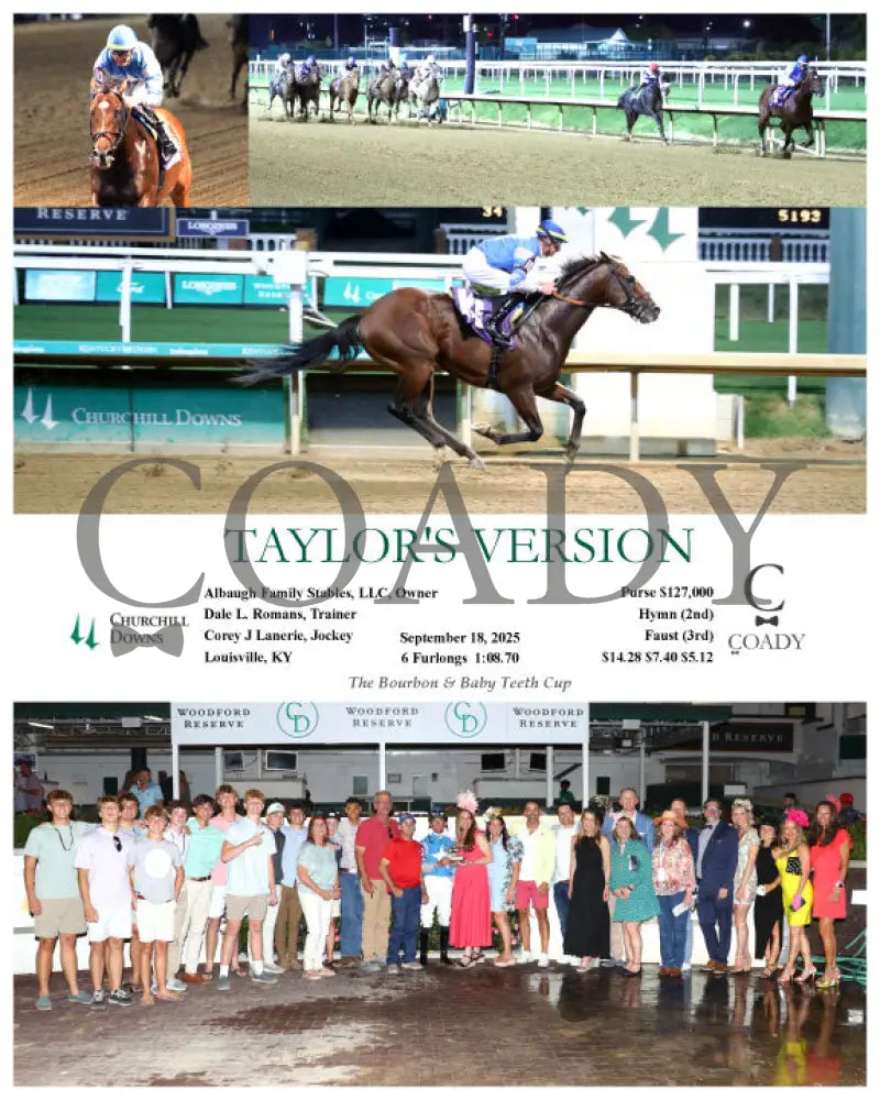 TAYLOR'S VERSION - 091825 - Race 08 - CD - Group - Coady Media - Kurtis Coady Photography