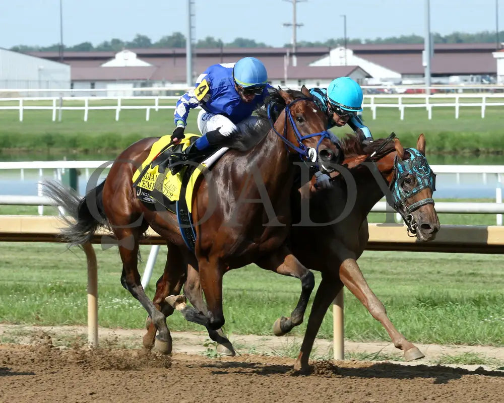 TEMPLE PAYNTER - The Indiana First Lady - 23rd Running - 07-30-25 - R07 - Horseshoe Indiana - Finish 02 - Sammantha