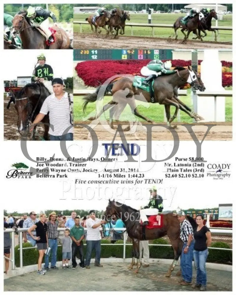 Tend - 083114 Race 04 Btp Belterra Park