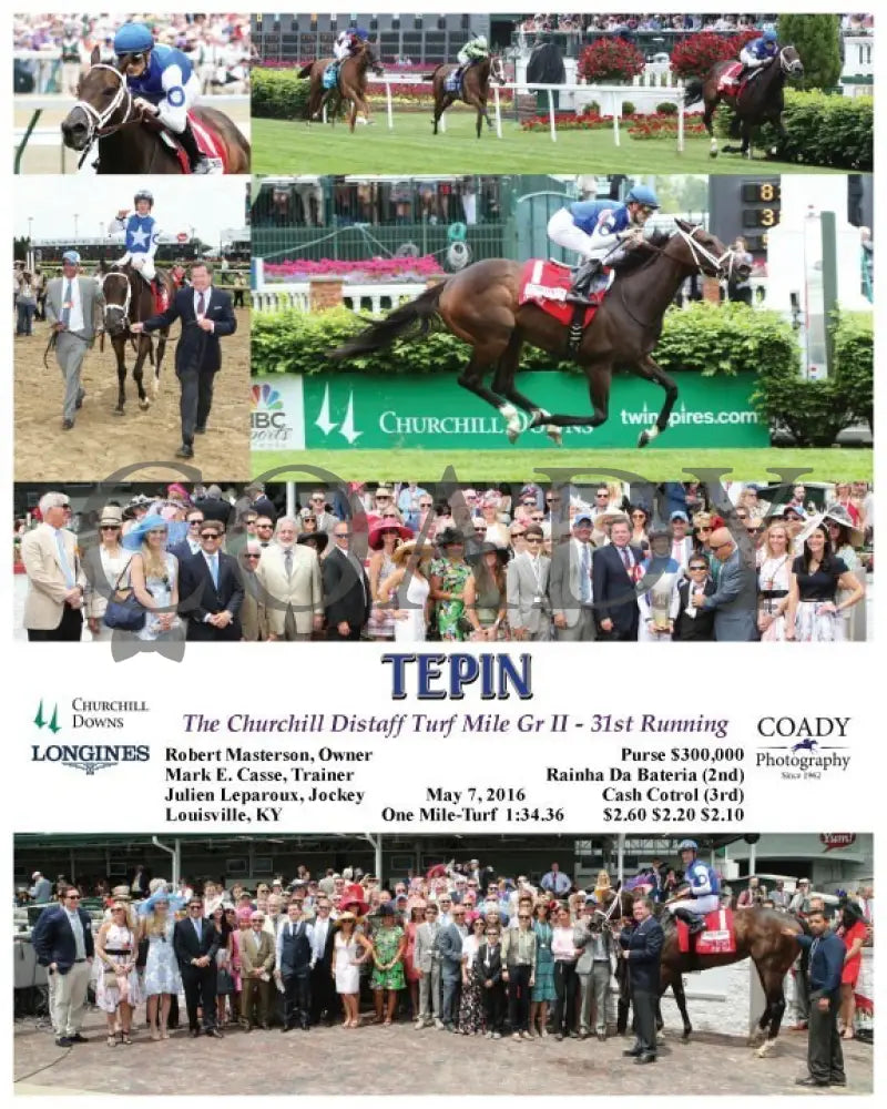 Tepin - 050716 Race 06 Cd Churchill Downs