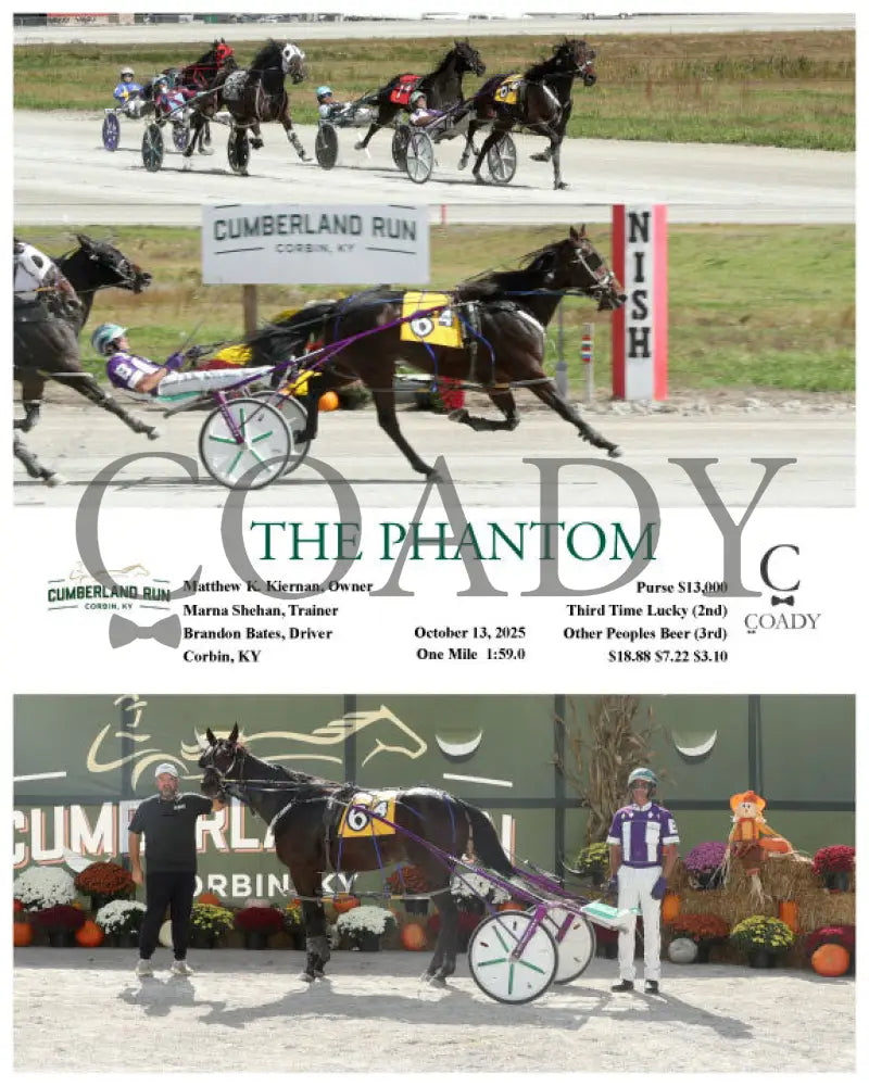 THE PHANTOM - 10-13-25 - R04 - CMR Presque Isle Downs