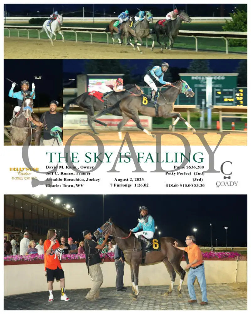 THE SKY IS FALLING - 08-02-25 - R04 - CT Hollywood Casino at Charles Town Races
