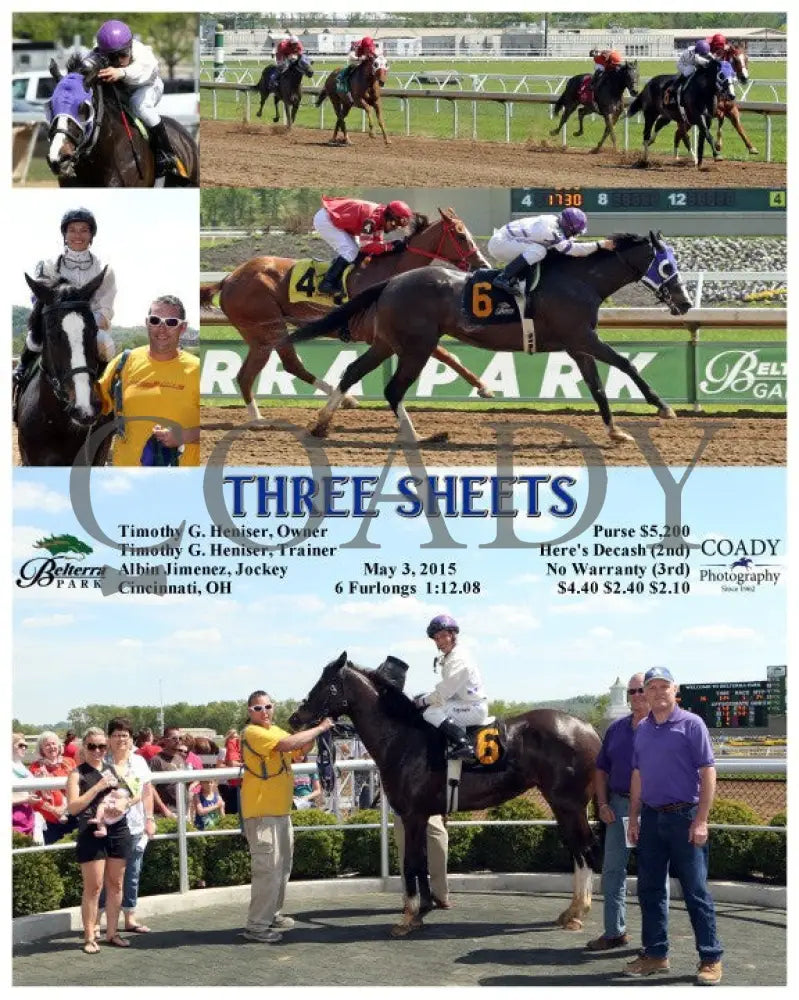 Three Sheets - 050315 Race 04 Btp Belterra Park