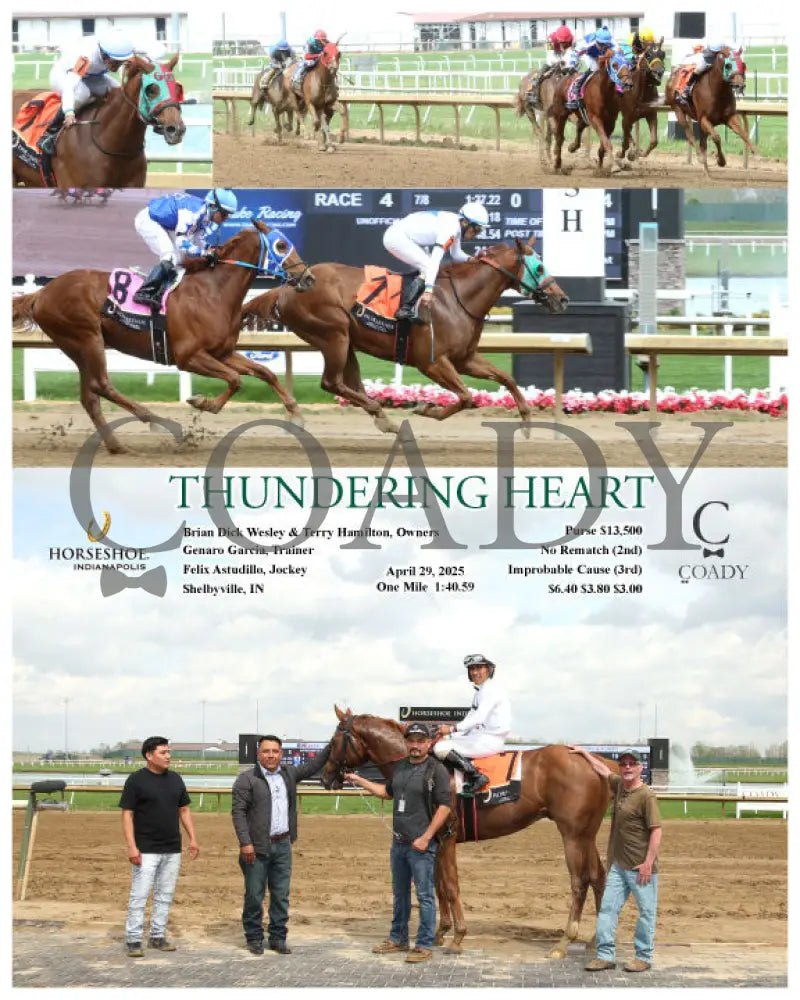 THUNDERING HEART - 04-29-25 - R04 - IND Indiana Grand