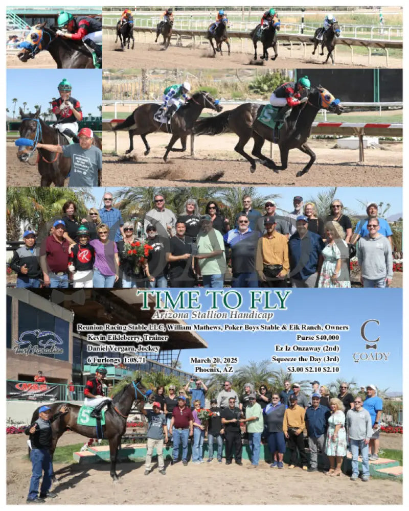 TIME TO FLY - Arizona Stallion Handicap - 03-20-25 - R04 - TUP Turf Paradise