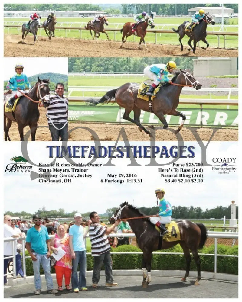 Timefadesthepages - 052916 Race 01 Btp Belterra Park