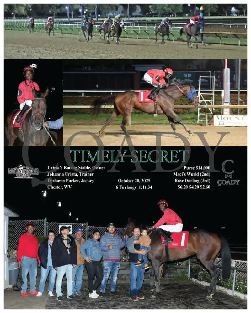 TIMELY SECRET - 10-20-25 - R07 - MNR Mountaineer Park