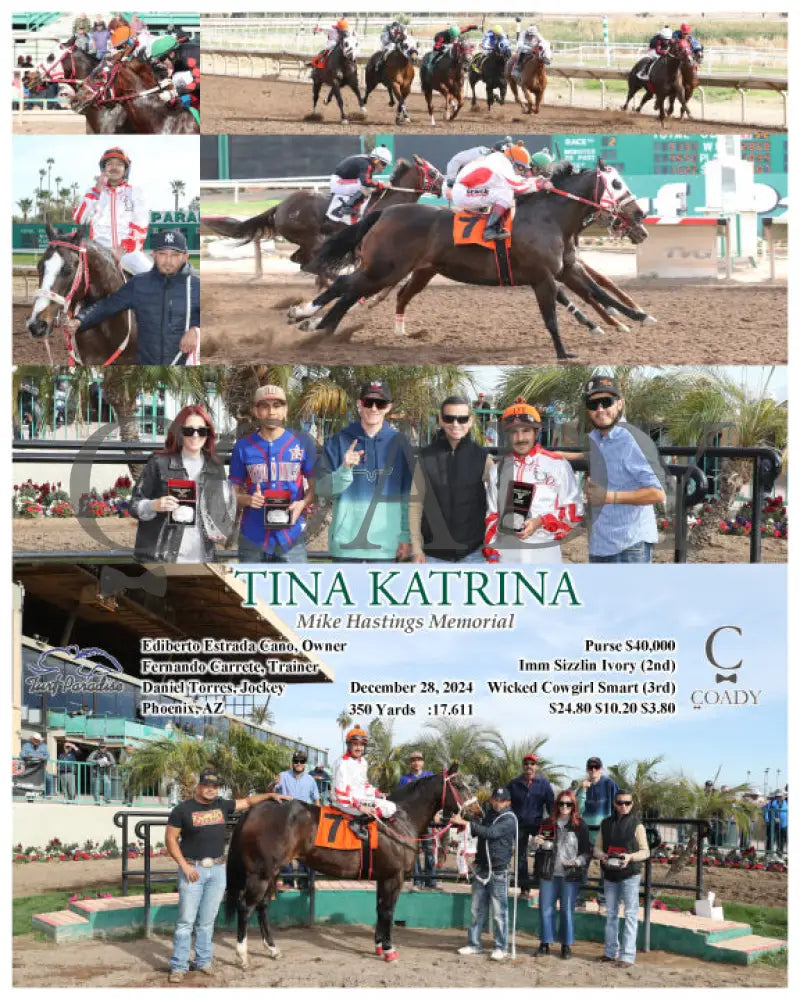 Tina Katrina - Mike Hastings Memorial 12-28-24 R02 Tup Turf Paradise